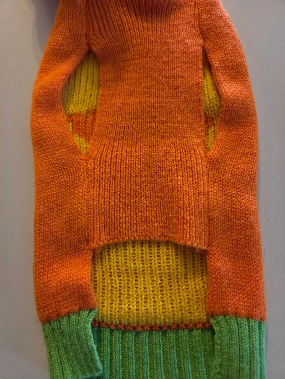 Extra Small NEW Pumpkin Dog Sweater